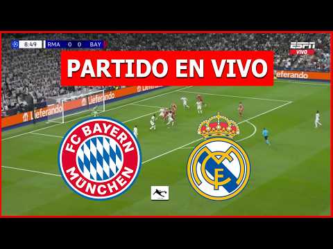 ✅ BAYERN MUNICH vs REAL MADRID EN VIVO 🏆 JUEGA MBAPPE CHAMPIONS LEAGUE thumbnail