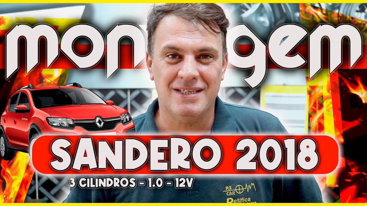 MOTOR SANDERO 2018 - 1.0 - 12V  3 CILINDROS (MONTAGEM E PONTO)