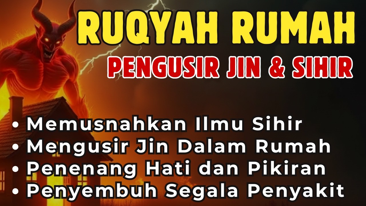POWERFUL RUQYAH | RUQYAH RUMAH PENGUSIR JIN & SIHIR DI RUMAH, PENENANG HATI