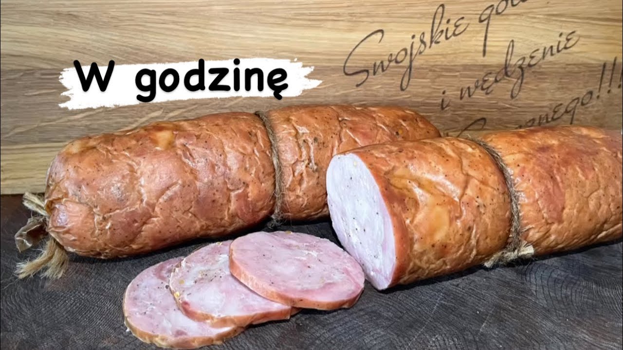 Kiełbasa SZYNKOWA w godzinę i to bez wędzenia👍