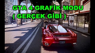 GTA 4 GRAFİK  MODU ( GERÇEK GİBİ ) 2020 MODSUZ GRAFİK MODU GTA 4 ( 0% GERÇEKÇİ ) ( gta san gta 4