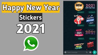 Get Happy New Year Stickers in Whatsapp 2021 🔥 | Gadgets Shahil screenshot 3