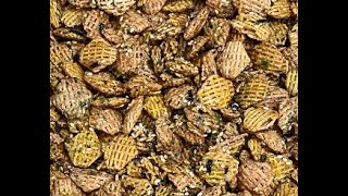 Making Asian Crispix Mix