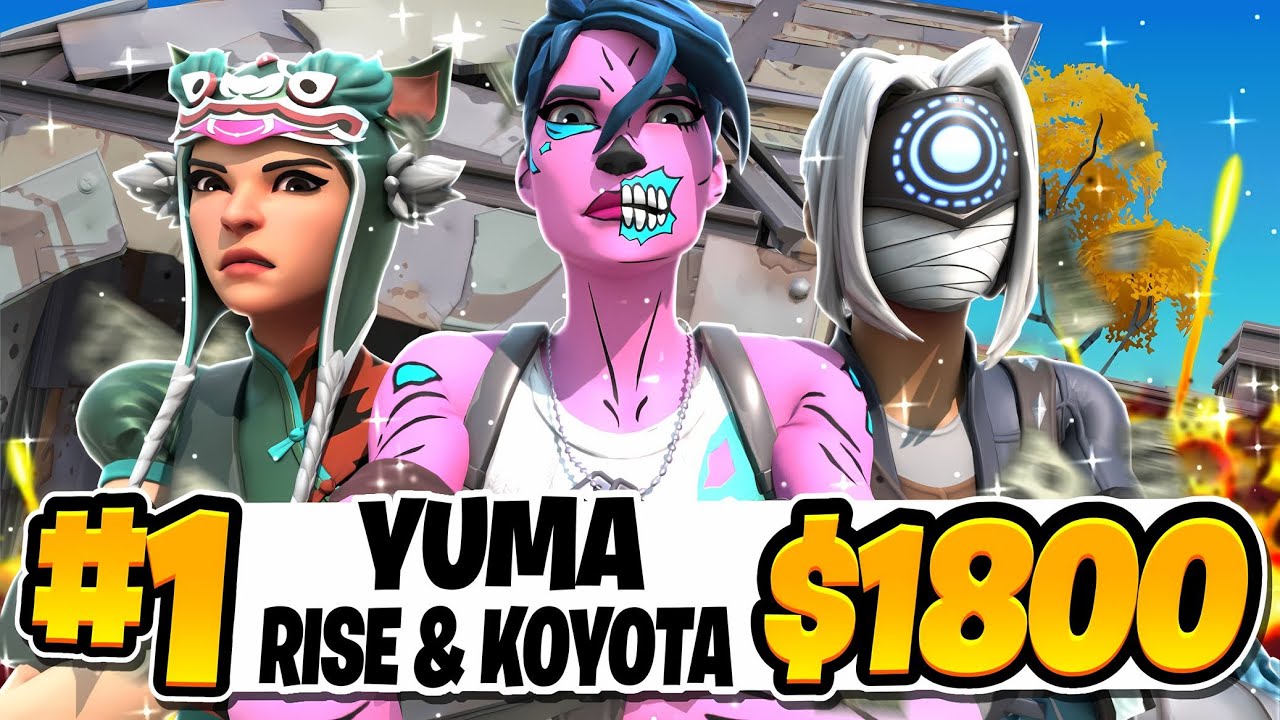 今シーズン最後のトリオ決勝でアジア1位!!🏆(1800) w/ Koyota Rise【フォートナイト/ FORTNITE】 YouTube
