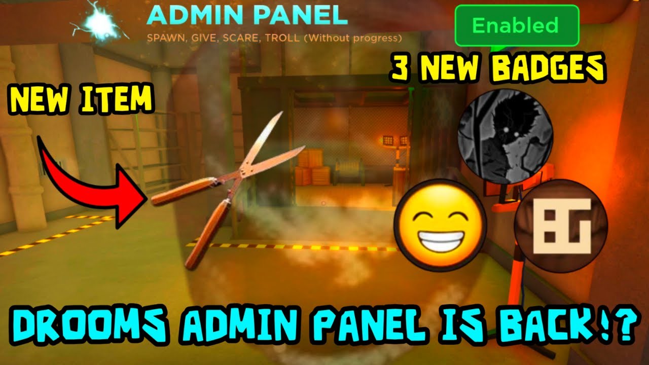 NEW DROOMS ADMIN PANEL SHOWCASE (The Remake) - YouTube