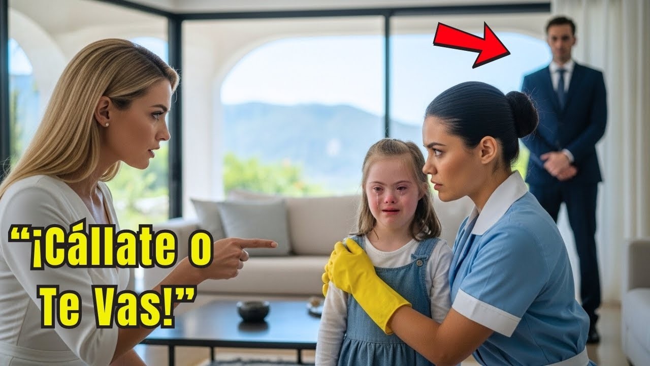 ¡Millonario Descubre a la Empleada Protegiendo a Su Hija Especial… Y No Puede Creerlo!