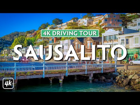 SCENIC DRIVE from SAUSALITO to MARIN HEADLANDS, CALIFORNIA – 4K (Ultra HD) Road Trip
