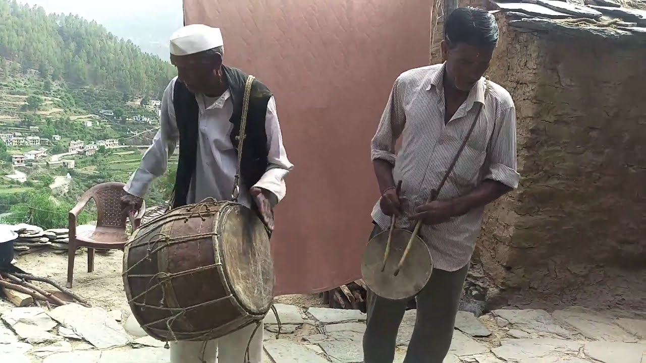 DHOL SAGAR || GADWALI DHOL SHAGAR || DHOL DAMAU