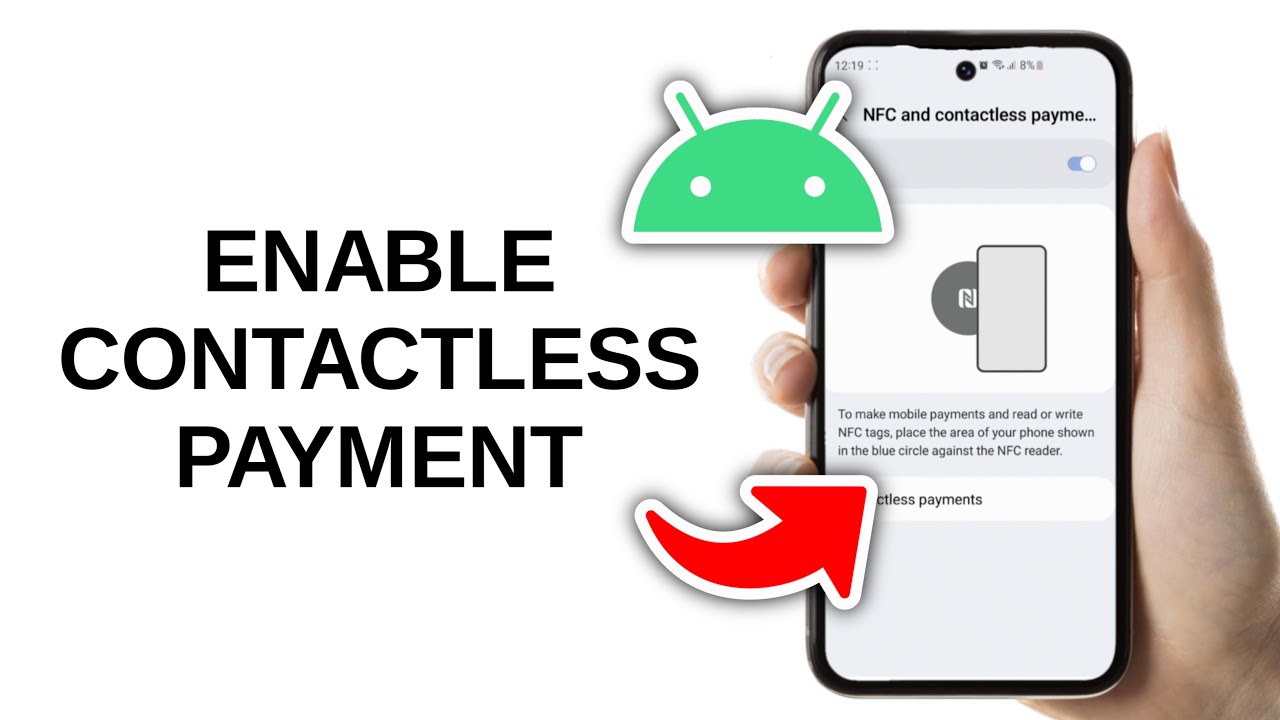 How to Enable Contactless Payment (NFC) on Android Phone - YouTube
