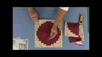 Curvy Log Cabin Ruler from Creative Grids