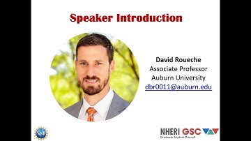 2024 May NHERI GSC General Meeting with David Roueche