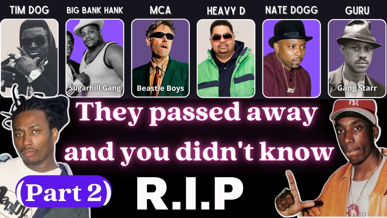 Rappers and hip-hop singers who passed away and you didn't know | Part 2 🎤😞