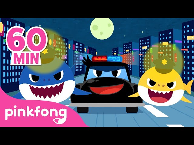 Police Car Song and more | Car Special | +Compilation | Pinkfong Songs u0026 Stories for Children class=