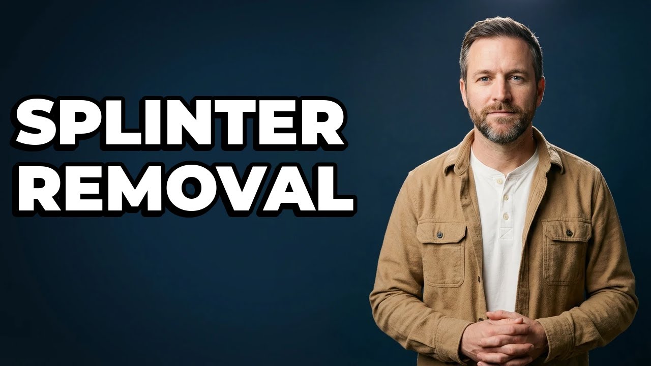 Can Tweezers Remove Splinters From A First Aid Kit?