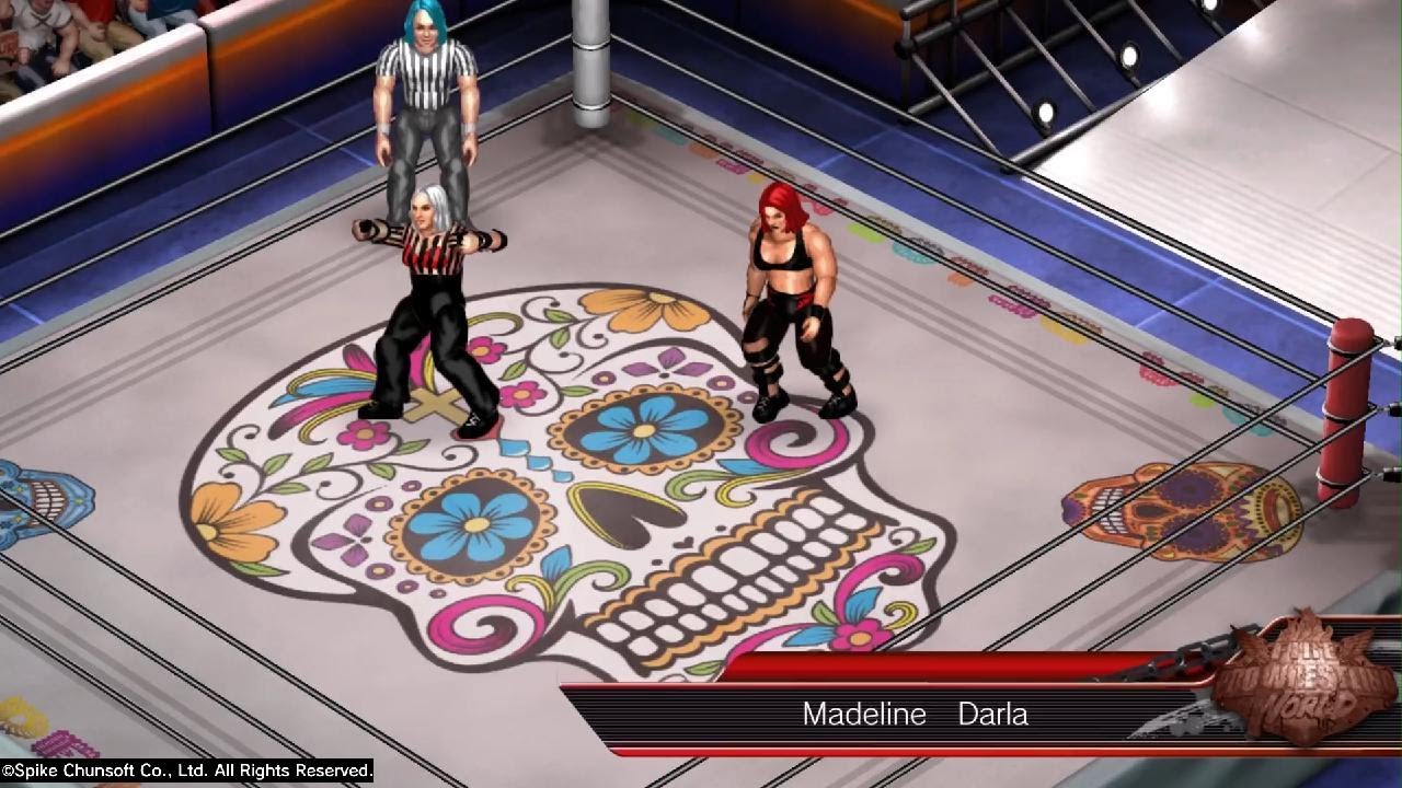 FIRE PRO WRESTLING WORLD Multiversewrestling Divas tag tournament belts