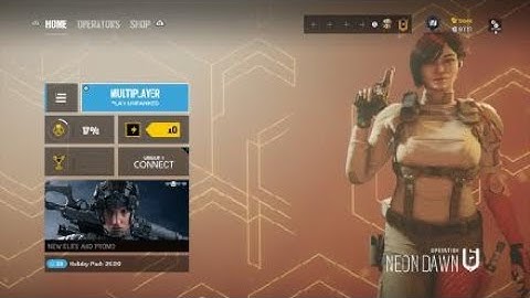 Operation Neon Dawn menu animation