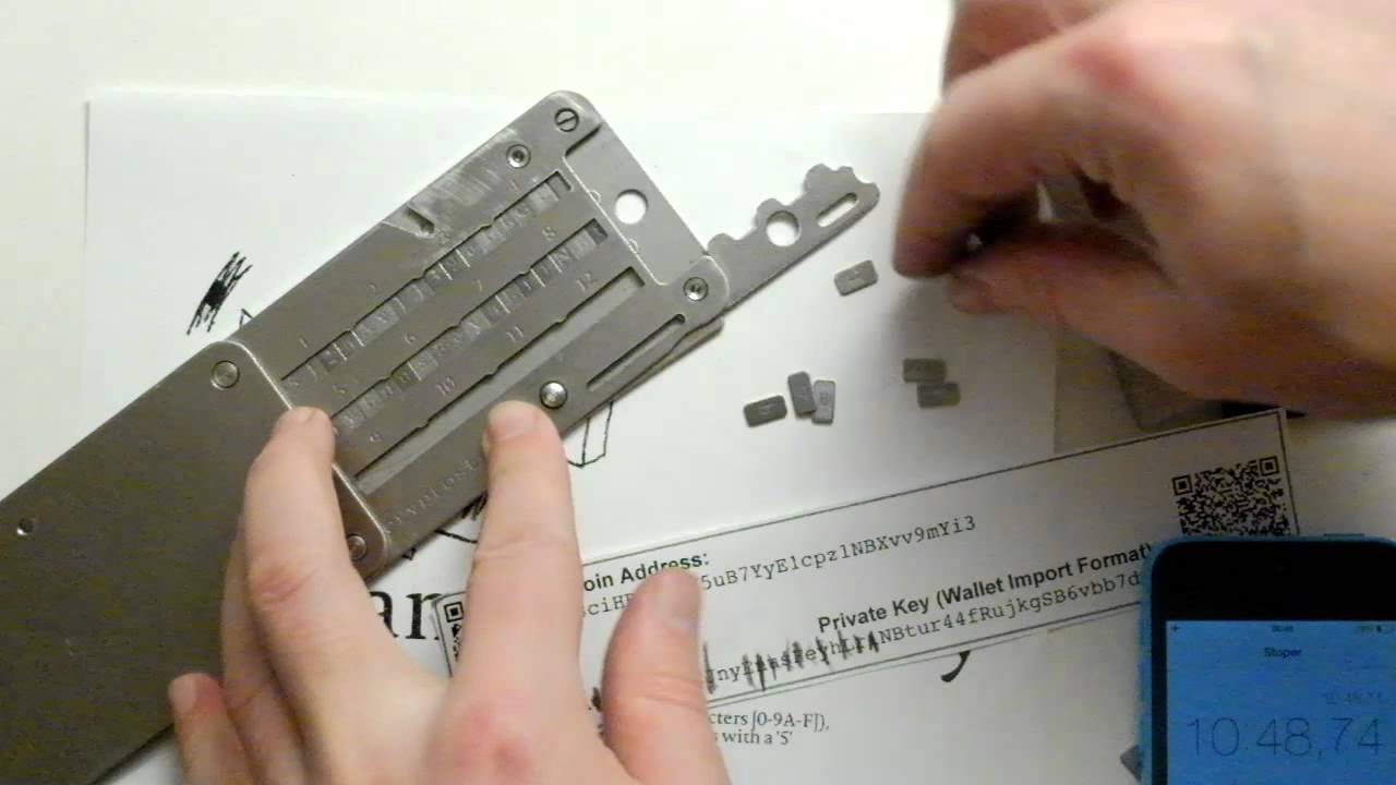 cryptosteel : 비트코인 종이 지갑의 약점을 해결한 강철 지갑 크립토스틸