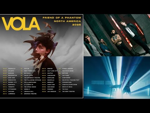 VOLA announce 2025 North American Tour - dates/venues unveiled!