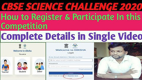 CBSE SCIENCE CHALLENGE 2020 || HOW TO REGISTER IN DIKSHA APP|| COMPLETE VIDEO|| EXPLAINED EACH STEP