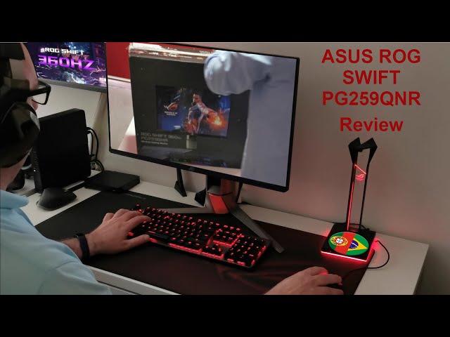 Esse MONITOR me IMPRESSIONOU! Asus ROG Swift 360Hz 