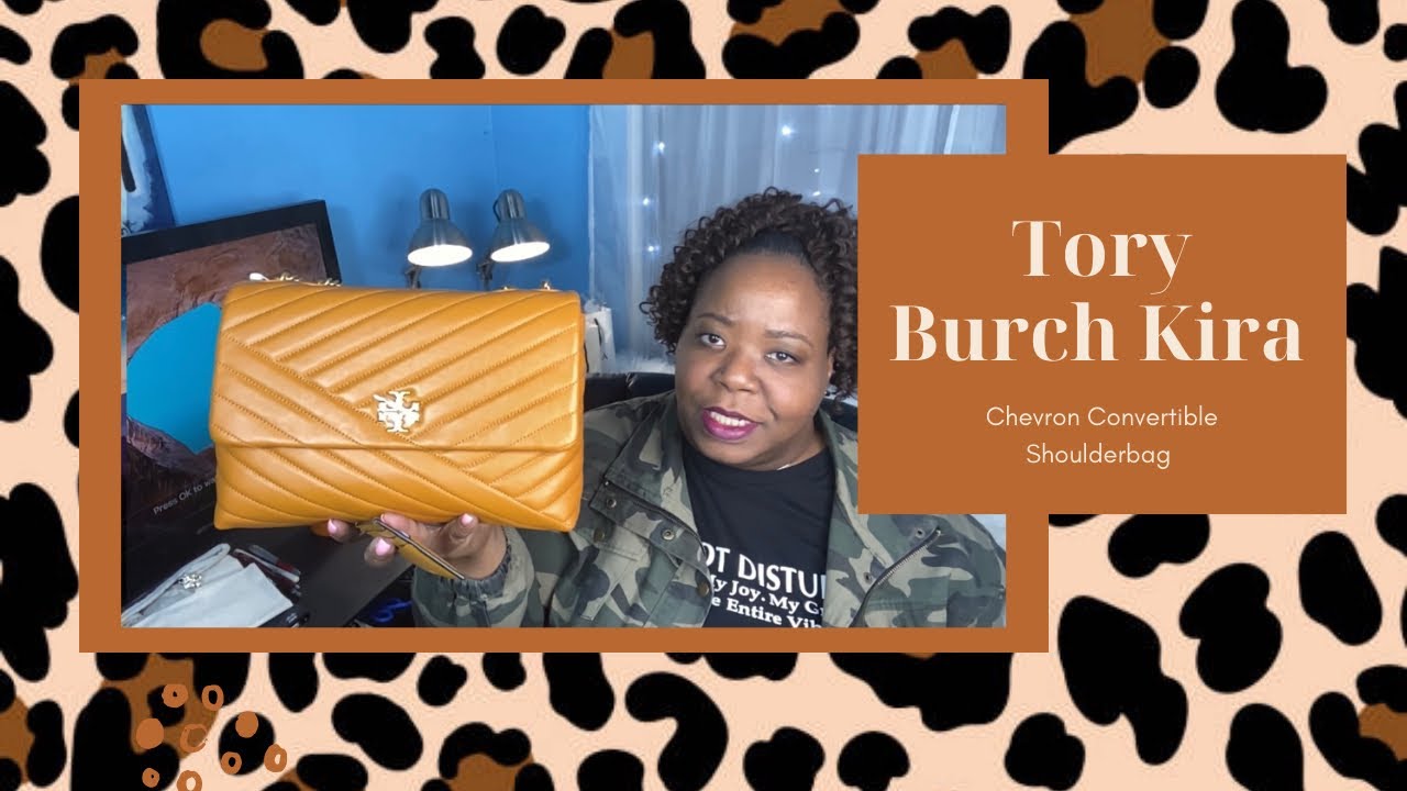 WHAT FITS IN MY TORY BURCH KIRA CHEVRON IN PINK MOON** + LOUIS