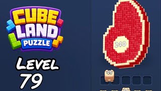 Cube Land Puzzle Level 79 Walkthrough