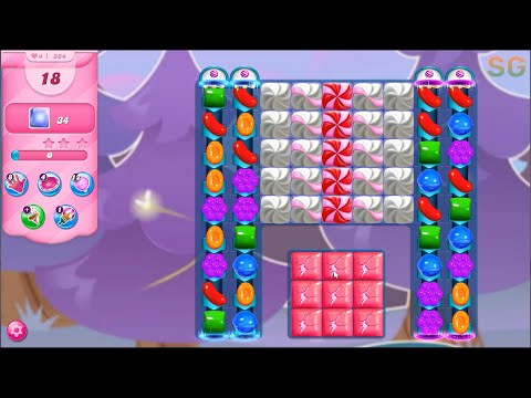 Candy Crush Saga Level 384 (No Boosters)