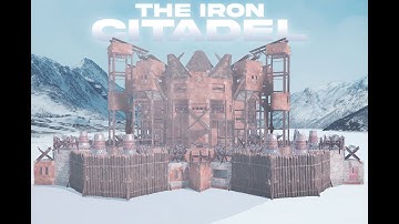 🏰The Iron Citadel🏰 •  12+ Man Base  •  Best Large Group Base  •  Rust Base Tutorial