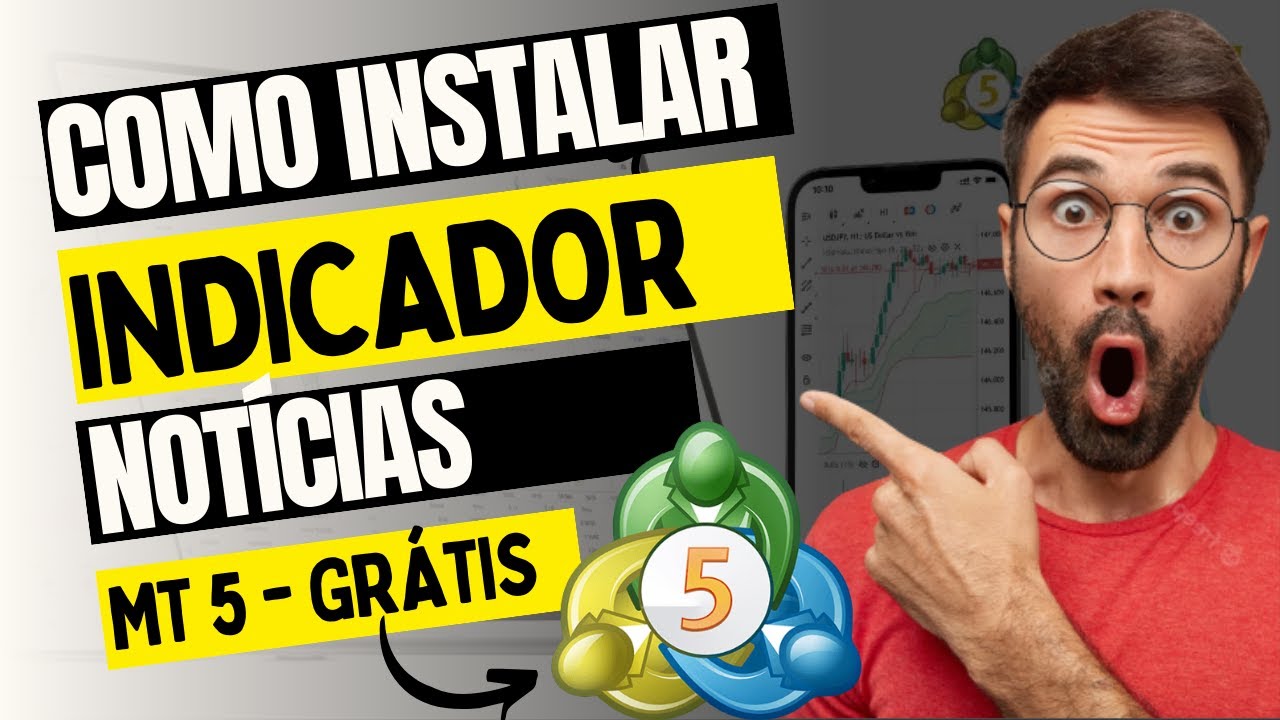 Como Instalar Indicador de NOTÍCIAS no Meta Trader 5 - GRÁTIS - YouTube