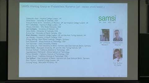 UNQW01 | Prof. Chris Oates | Bayesian Probabilistic Numerical Methods