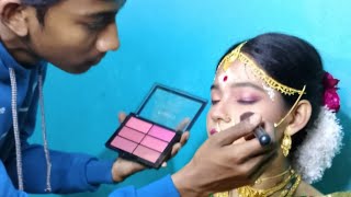 Bridal makeup tutorial/bridal makeup with bridal Kolka/How to make a makeup on bride screenshot 5