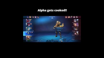 Alpha cooked 🗿 #shorts #mlbb #mlbbshorts #mobilelegends