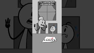 Learning math with mom be like😂 (animationmeme)