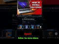 how to install kali linux in laptop in telugu #kalilinux cybersecurity, shorts, linux tutorial