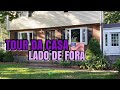 TOUR DA NOVA CASA  LADO DE FORA/CASA NOS ESTADOS UNIDOS