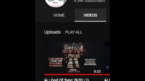 #GodOfSync2k20 entry by spootle