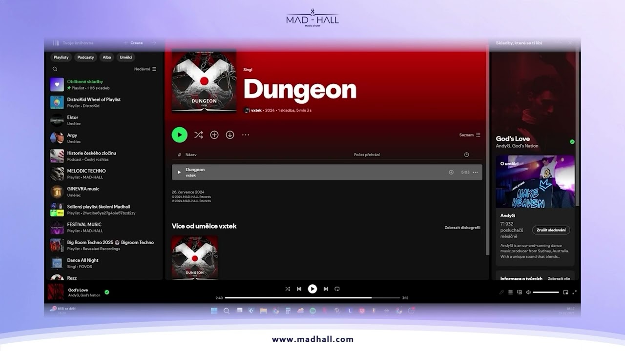 Distribuce na The Orchard platformě