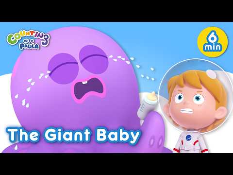 Let's Help a Lost Baby Octopus in Space! 🐙👨‍🚀🪐 | Counting with Paula Season 6 | Kids Cartoons