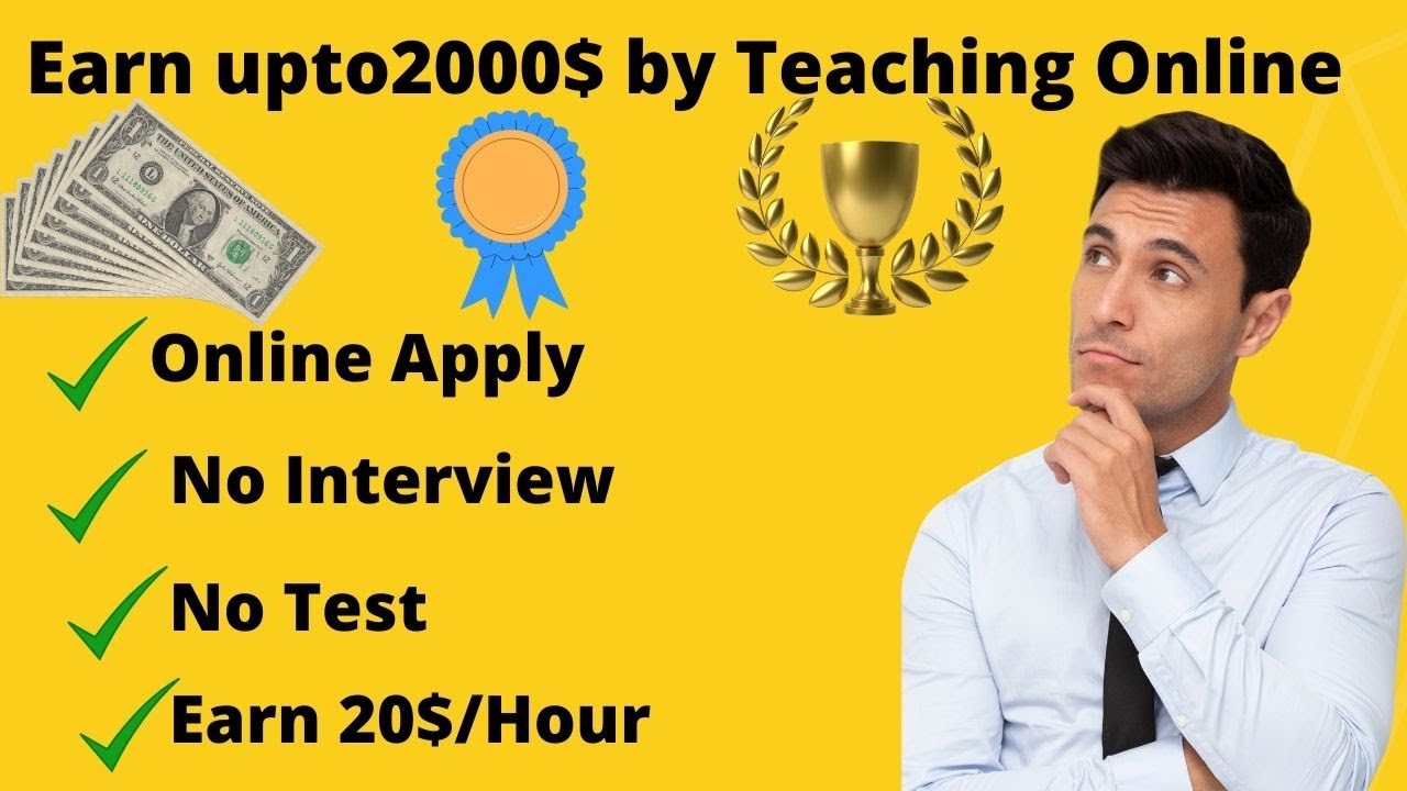 Best Online Teaching Jobs From Home | Tahir Studio