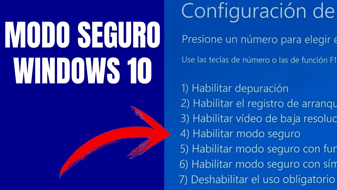 Cómo Iniciar Windows 10 en Modo Seguro o A Prueba de Fallos
