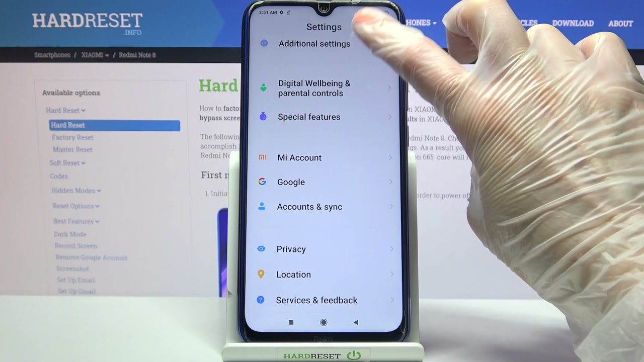 How to Activate High Contrast Text on XIAOMI Redmi Note 8