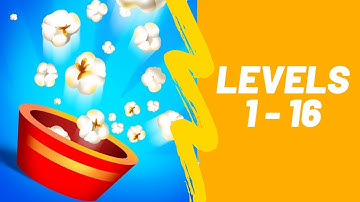 Popcorn Burst Game 3 Stars Walkthrough Level 1-16