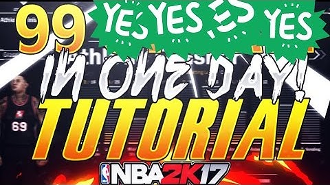 NBA 2K17 | 99 OVERALL ATTRIBUTE GLITCH | OFFENSIVE CONSISTENCY | AFTER PATCH 7