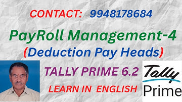 293. LOONADMINISTRATIE/BOEKHOUDING - 4 IN TALLY PRIME 6.2 | ENGELS | EXPERT TALLY PRIME