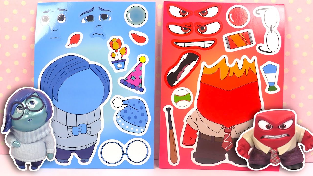 Vice Versa 2 Crée ton Personnage Colère, Peur, Anxiété et Nouvelles Emotions