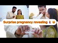 Surprise pregnancy revealing  rajesh chinnu 