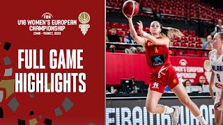 Finland V Spain Semi-Finals Highlights Fiba U16 Womens European Championship 2023