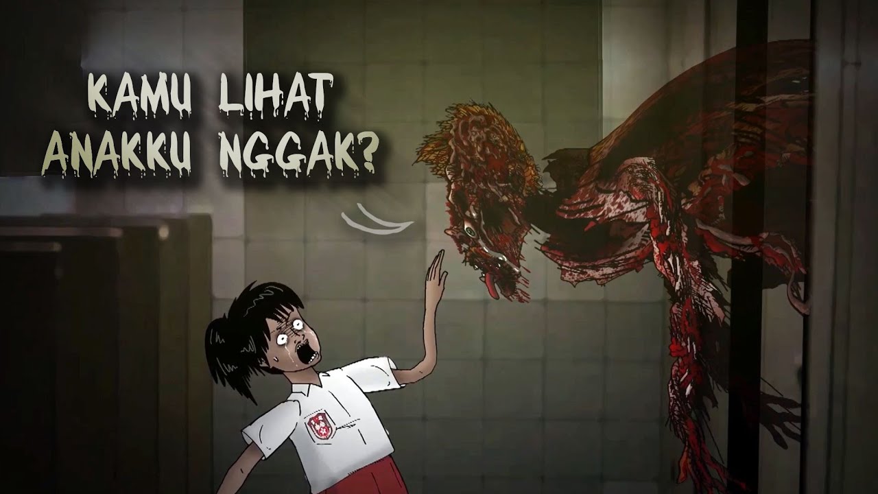 Misteri Hantu Bapak2 Gepeng - Berkeliaran di SD Surabaya #HORORMISTERI | Kartun Hantu