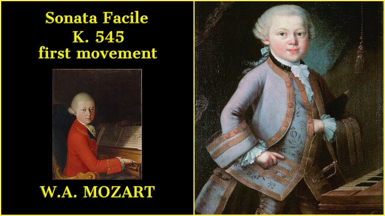 MOZART Sonata K 545 1st movt at 34 speed  Cory Hall pianist