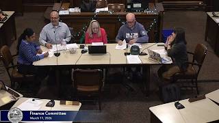Finance Committee 3/11/2026